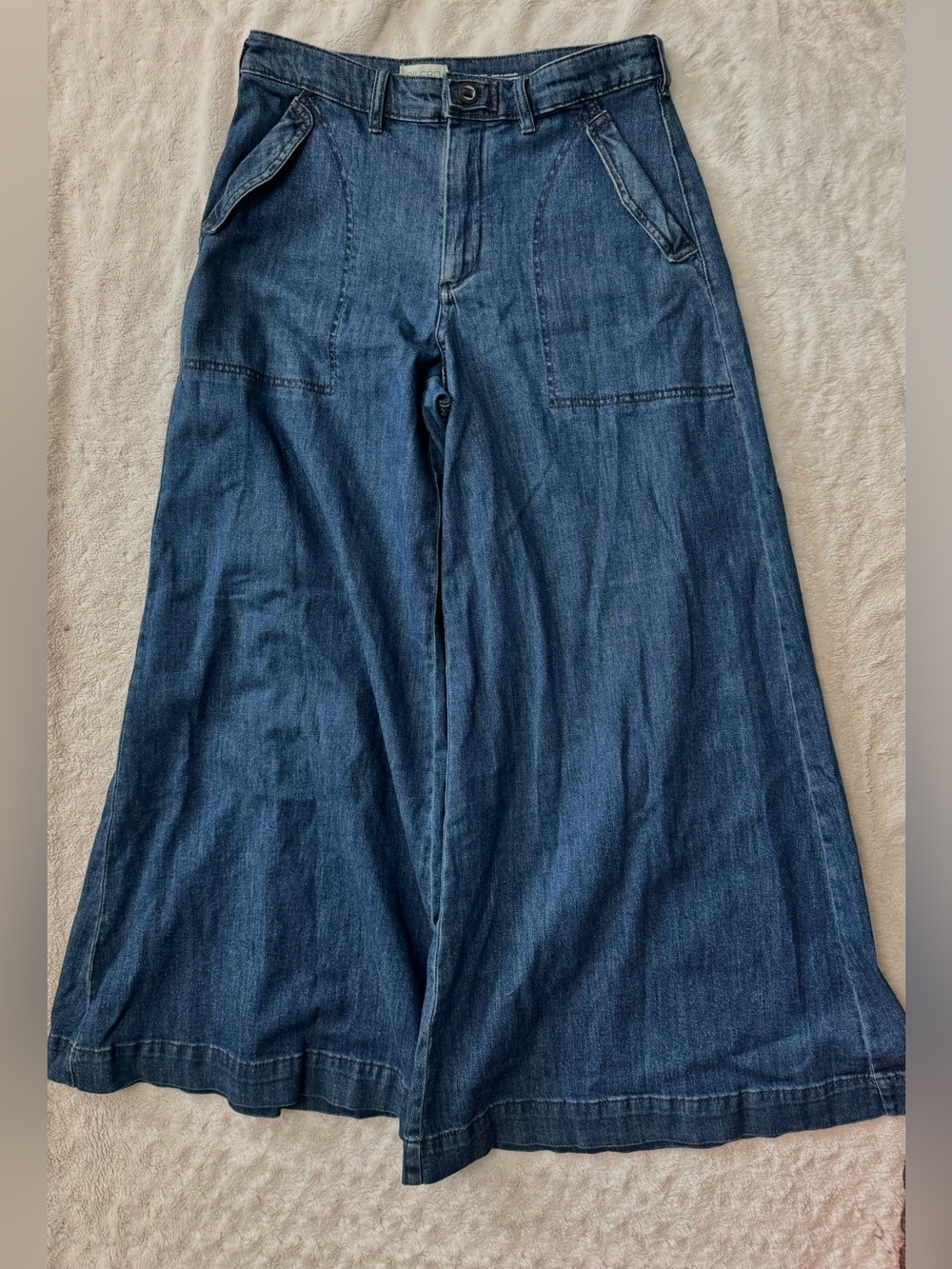 Pilcro Anthropologie High-Rise Ultra Wide-Leg Jeans - Picture 3 of 15